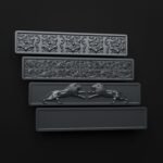 Palazzo Bar, Scrollwork, S, Titanium Gray, pattern comparison