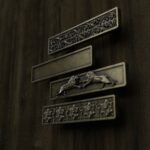 Palazzo Bar, Scrollwork, S, Antique Brass, pattern comparison