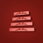 Palazzo Bar, Roaring Lion, S, Candy Red, size comparison