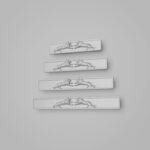 Palazzo Bar, Roaring Lion, S, White Snow, size comparison