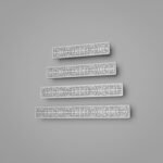 Palazzo Bar, Scrollwork, S, Silver Gray, size comparison