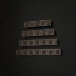 Palazzo Bar, Rosette, S, Antique Bronze, size comparison