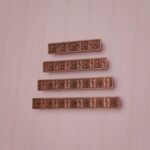 Palazzo Bar, Rosette, S, Satin Copper, size comparison