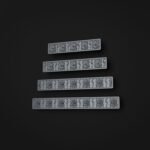 Palazzo Bar, Rosette, S, Titanium Gray, size comparison