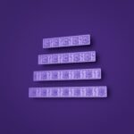 Palazzo Bar, Rosette, S, Dark Lilac, size comparison