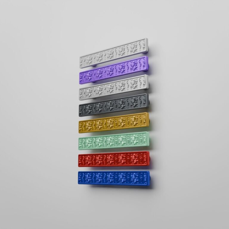 Palazzo Bar, Rosette, L, Silver Gray, finish comparison