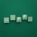 Comparaison des motifs — poignée de meuble Carré Palazzo Emeraude Claire M — Holdon Paris