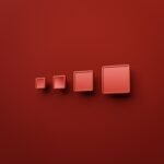 Comparaison des tailles — poignée de meuble Carré Palazzo Essentiel Candy Red — Holdon Paris