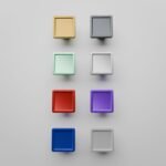 Comparaison des finitions — poignée de meuble Carré Palazzo Essentiel Résine Biosourcée S — Holdon Paris