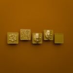 Comparaison des motifs — poignée de meuble Carré Palazzo Golden Sun L — Holdon Paris