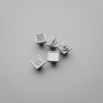 Comparaison des motifs — poignée de meuble Carré Palazzo Gris argenté S — Holdon Paris
