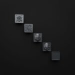 Comparaison des motifs — poignée de meuble Carré Palazzo Gris Titane M — Holdon Paris