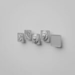Comparaison des motifs — poignée de meuble Carré Palazzo White Snow L — Holdon Paris