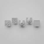 Comparaison des motifs — poignée de meuble Carré Palazzo White Snow M — Holdon Paris