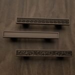 Palazzo Slim Bar, S, Matte Bronze, pattern comparison
