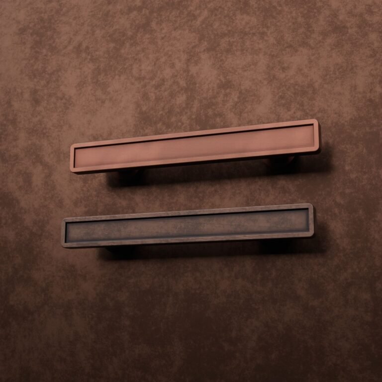 Palazzo Slim Bar, S, Antique Copper, finish comparison