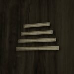 Palazzo Slim Bar, S, Antique Brass, size comparison