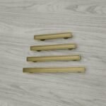 Palazzo Slim Bar, S, Satin Brass, size comparison