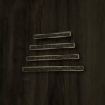 Palazzo Slim Bar, Scrollwork, S, Antique Brass, size comparison