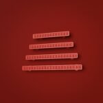 Palazzo Slim Bar, Rosette, S, Candy Red, size comparison