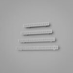 Palazzo Slim Bar, Rosette, S, Silver Gray, size comparison