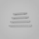 Palazzo Slim Bar, Rosette, S, White Snow, size comparison