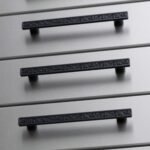 Antique gray style cabinet handles
