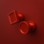 Comparaison des silhouettes — poignée de meuble Essentiel Candy Red XS — Holdon Paris