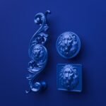 Comparaison des silhouettes — poignée de meuble Lion Endormi Bleu Electrique L — Holdon Paris