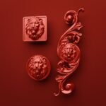 Comparaison des silhouettes — poignée de meuble Lion Endormi Candy Red L — Holdon Paris