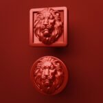 Comparaison des silhouettes — poignée de meuble Lion Endormi Candy Red S — Holdon Paris
