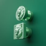 Comparaison des silhouettes — poignée de meuble Lion Endormi Emeraude Claire S — Holdon Paris