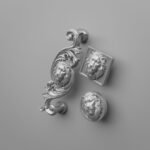 Classica Arabesque, Sleeping Lion, M, Silver Gray, silhouette comparison