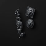 Comparaison des silhouettes — poignée de meuble Lion Endormi Gris Titane L — Holdon Paris