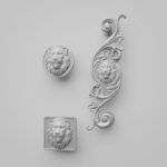 Comparaison des silhouettes — poignée de meuble Lion Endormi White Snow L — Holdon Paris
