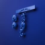 Comparaison des silhouettes — poignée de meuble Lion Rugissant Bleu Electrique L — Holdon Paris