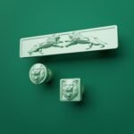 Comparaison des silhouettes — poignée de meuble Lion Rugissant Emeraude Claire S — Holdon Paris