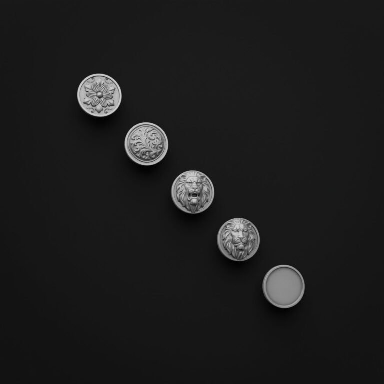 Comparaison des motifs — poignée de meuble Rond Classica Aluminium Satiné L — Holdon Paris