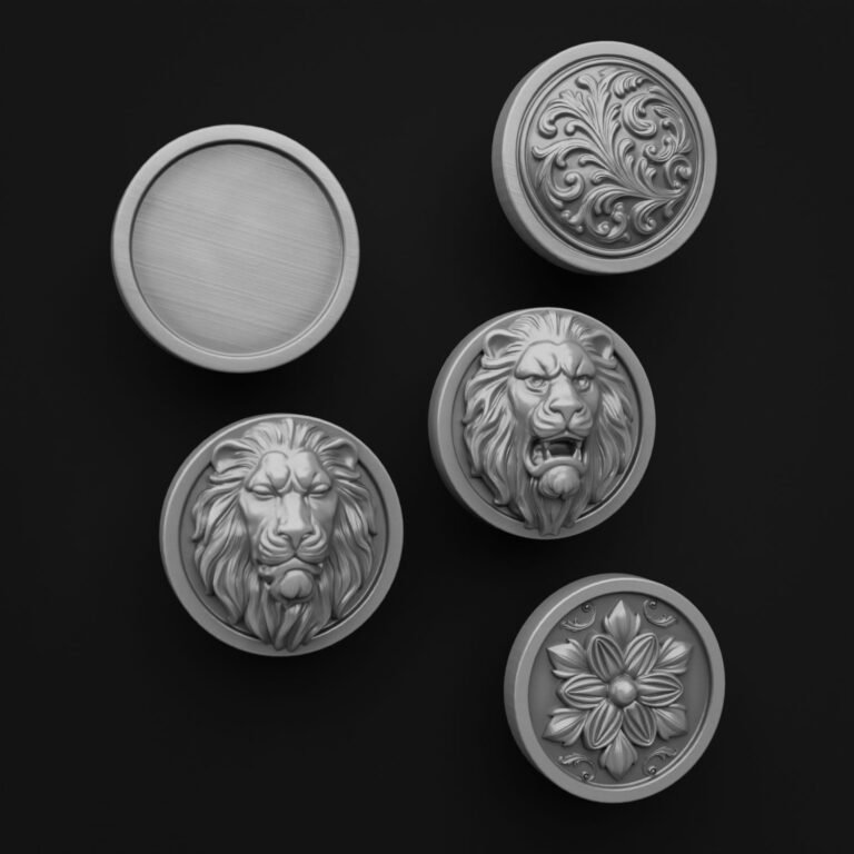 Comparaison des motifs — poignée de meuble Rond Classica Aluminium Satiné M — Holdon Paris