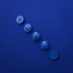Comparaison des motifs — poignée de meuble Rond Classica Bleu Electrique L — Holdon Paris