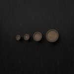 Classica Round, XS, Antique Bronze, size comparison