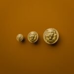Comparaison des tailles — poignée de meuble Rond Classica Lion Endormi Golden Sun — Holdon Paris