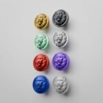 Comparaison des finitions — poignée de meuble Rond Classica Lion Endormi Résine Biosourcée M — Holdon Paris