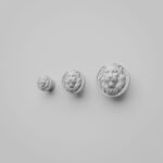 Comparaison des tailles — poignée de meuble Rond Classica Lion Endormi White Snow — Holdon Paris