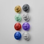Comparaison des finitions — poignée de meuble Rond Classica Lion Rugissant Résine Biosourcée L — Holdon Paris
