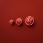 Comparaison des tailles — poignée de meuble Rond Classica Rinceaux Candy Red — Holdon Paris