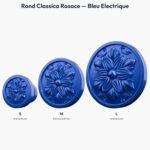 Poignée Rond Classica Rosace Bleu Electrique — comparaison des tailles — Holdon Paris