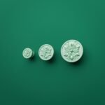 Classica Round, Rosette, S, Light Emerald, size comparison