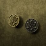 Comparaison des finitions — poignée de meuble Rond Classica Rosace Laiton L — Holdon Paris
