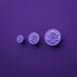 Comparaison des tailles — poignée de meuble Rond Classica Rosace Lilas Sombre — Holdon Paris
